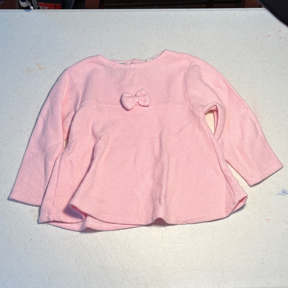 Adorable Pink Kids Sweater with Bow